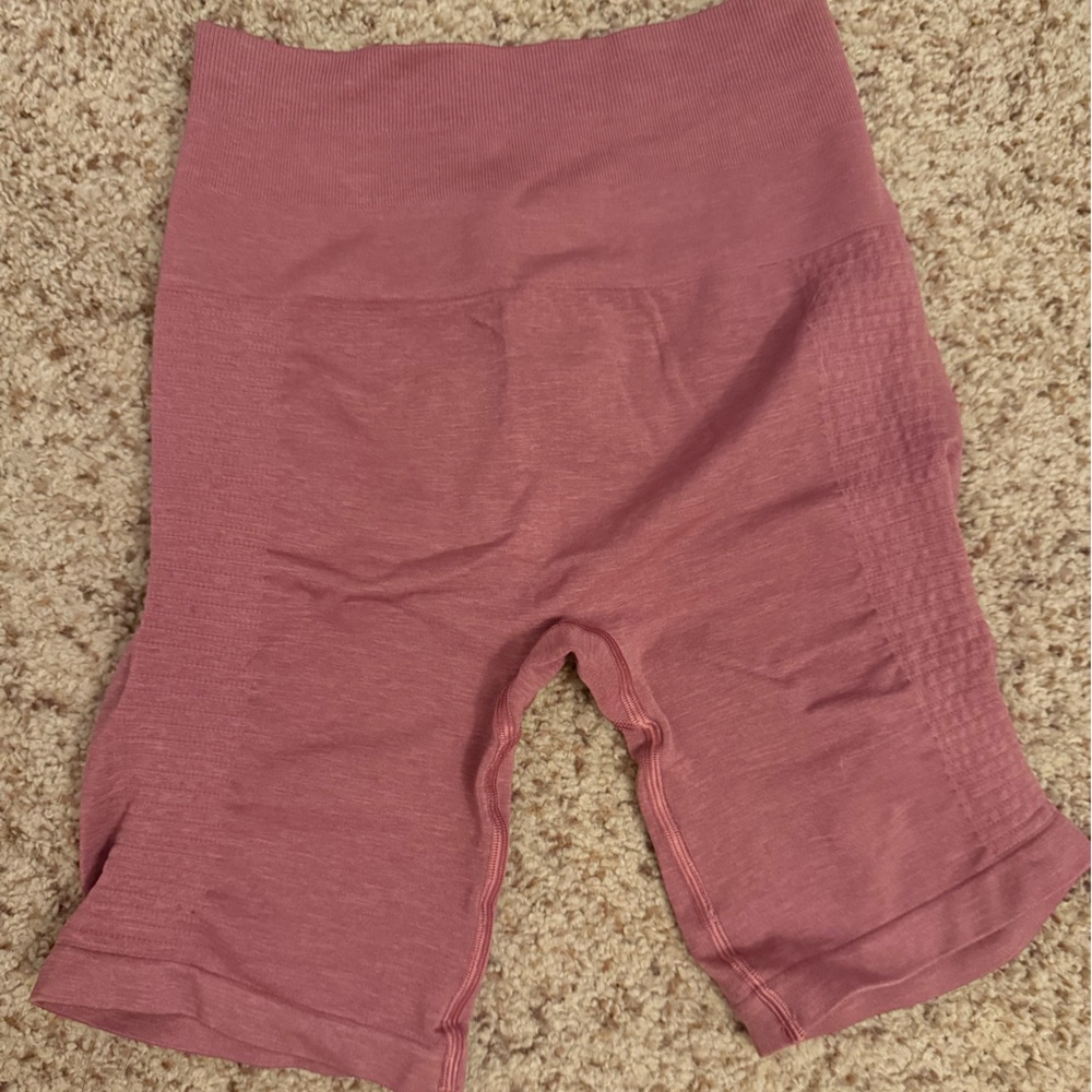 ALPHALETE: Biker shorts. Size wither S or XS.